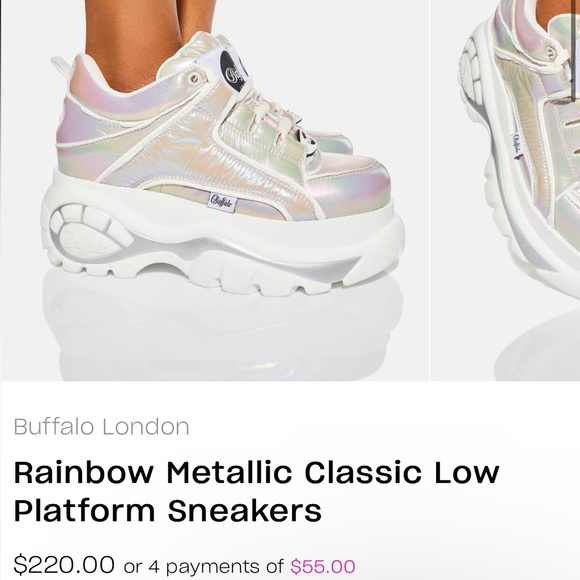 holographic buffalo shoes